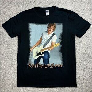 Keith Urban Shirt Womens Large Country Music Band Tee Concert Merch 2011 World